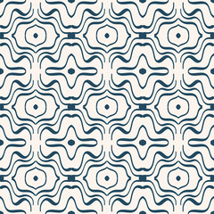 Black and white seamless  pattern.