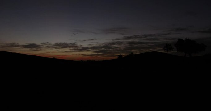 Sonnenaufgang W&uuml;ste Marokkos, Sahara