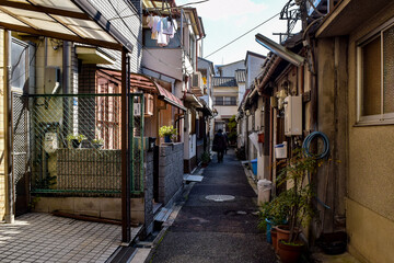大阪、松屋町の情景

