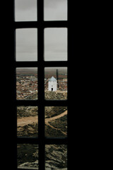 Windmill through the window, Spain