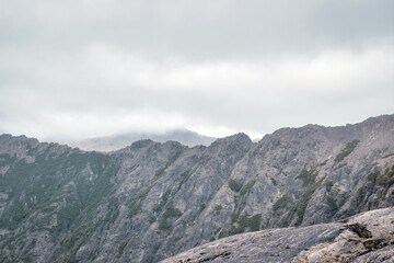 Fototapeta premium clouds over the mountains
