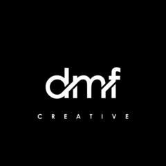 DMF Letter Initial Logo Design Template Vector Illustration