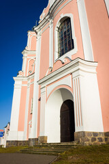 The Saints Peter and Paul Church in the village of Baruny, Belarus (XVIII century).