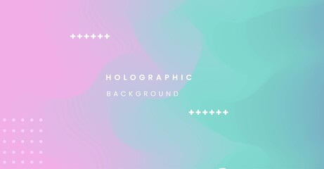 Abstract Blurred Holographic Background vector
