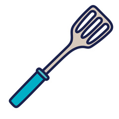 kitchen spatula isolated