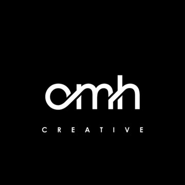 OMH Letter Initial Logo Design Template Vector Illustration