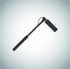 Microphone icon on white background 