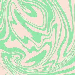 Abstract Retro 70s Psychedelic Background Blue and White