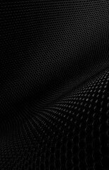 vertical dark black flexible bend abstract trellised or cellular background - 425837703