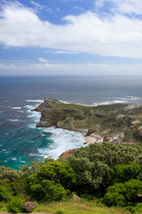view of the coast of the sea in South Africa