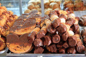 chocolate covered pastries in Ecuador 