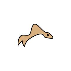 fish, harmony, spa outline icon. Signs and symbols can be used for web, logo, mobile app, UI, UX