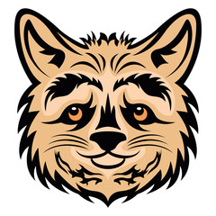 
Download this premium glyph icon of wolf face 

