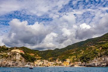 Fototapeta na wymiar Monterosso al Mare town in Liguria, Italy