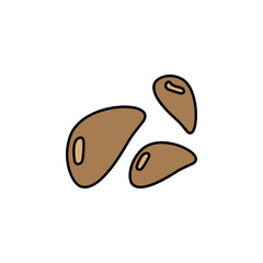 mineral stones outline icon. Signs and symbols can be used for web, logo, mobile app, UI, UX