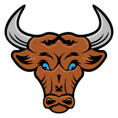 
Download this premium glyph icon of cow head 

