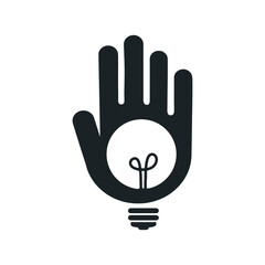 reach idea with human hand