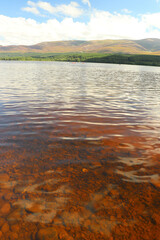 Playing around Loch Morlich in the sun