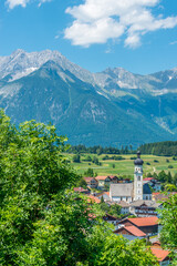 The village of Natters in Natters in the Innsbruck-Land in the Austrian state of Tyrol located 3.5 km south of Innsbruck.