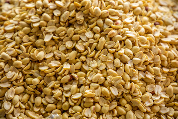 Dry nuts in turkish market in Antalya, Turkey. Nutrition And Vitamins. Healthy Raw Food. Food background