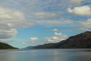 Fototapeta premium A sunny day on Loch Ness