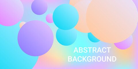 Background picture with balls for banner design.