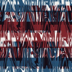 Seamless abstract marble pattern in flat red blue black white. High quality illustration. Abstract design of red and blue overlaid to form a modern attractive abstract seamless surface design.