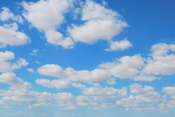 Nice blue sky with white clouds