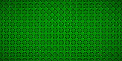 Abstract background with circle holes in green colors