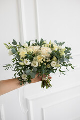 Wedding bouquet of flowers