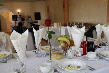 wedding table setting