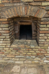 Bread oven in an ancient bakery in the Roman ruins of Italica. Spain.