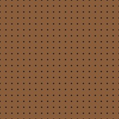 Black and brown Polka Dot seamless pattern. Vector background.