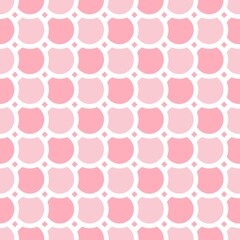 Simple pattern. Circle pattern. Seamless background. Fish scale pattern. Abstract geometric background in a marine theme.