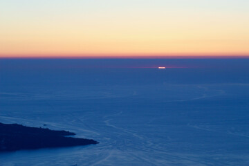 Fototapeta premium sunset over the sea