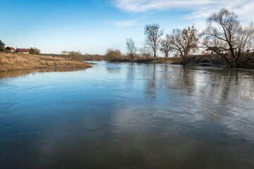 landscape on the riverside