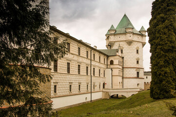 Fototapeta na wymiar Castle and Park Complex in Krasiczyn