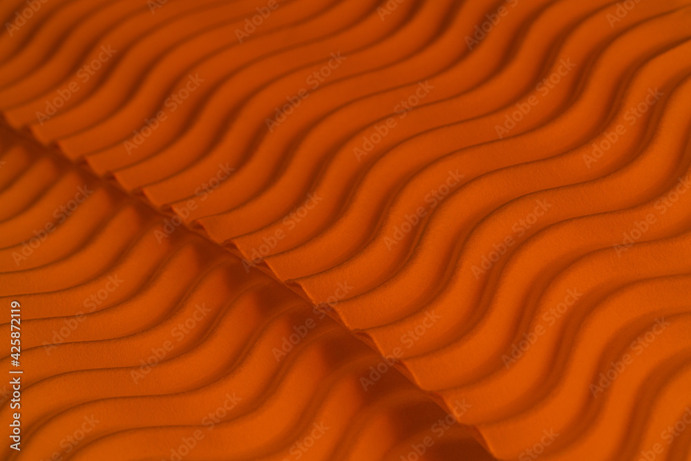 Poster orange luminescent background.abstract wavy texture ..