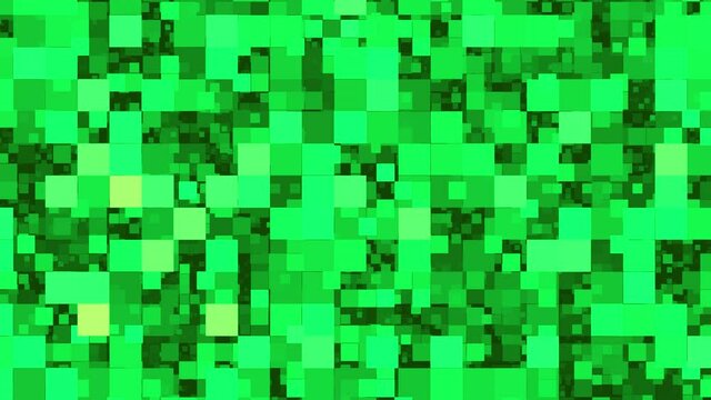 緑色の正方形幾何学背景素材