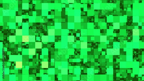 緑色の正方形幾何学背景素材 Wall Mural Wallpaper Murals Rrice