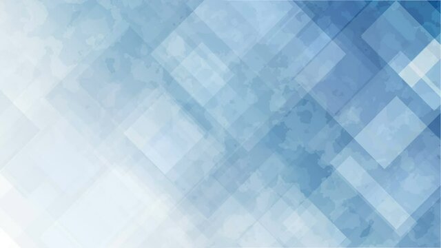Blue and white rectangles abstract tech motion design. Geometric background. Seamless looping. Video animation Ultra HD 4K 3840x2160