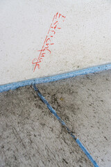 Zementestrich im Rohbau 