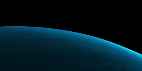 Abstract blue wave on a black background	