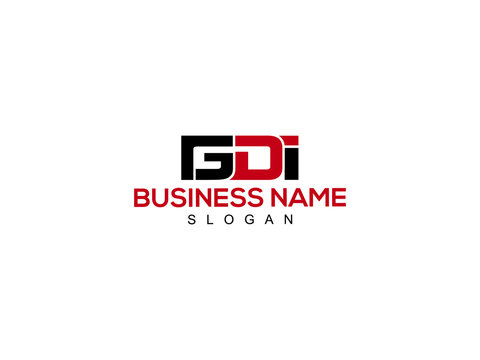 GDI Logo Letter Vector For Brand