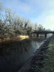 Canal in winter