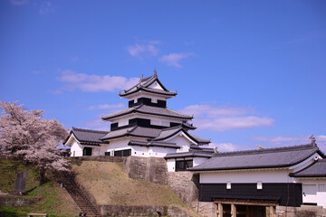 白河市　小峰城跡　三重櫓（城山公園）
