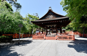 Fototapeta premium 建勲神社 拝殿 京都市