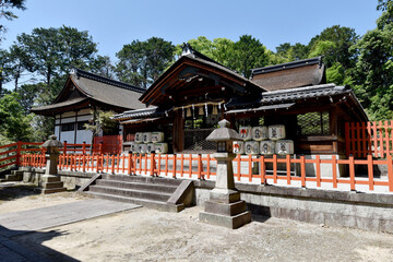 建勲神社　神門と神饌所　京都市