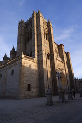 Front of cathedral of Avila