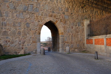 Obraz premium Medieval door in fortress